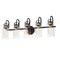 Maxim Lighting Magnolia 5-Light 32" Wide Bronze / Gold Vanity Light 30173CLBZGLD - alternate 1